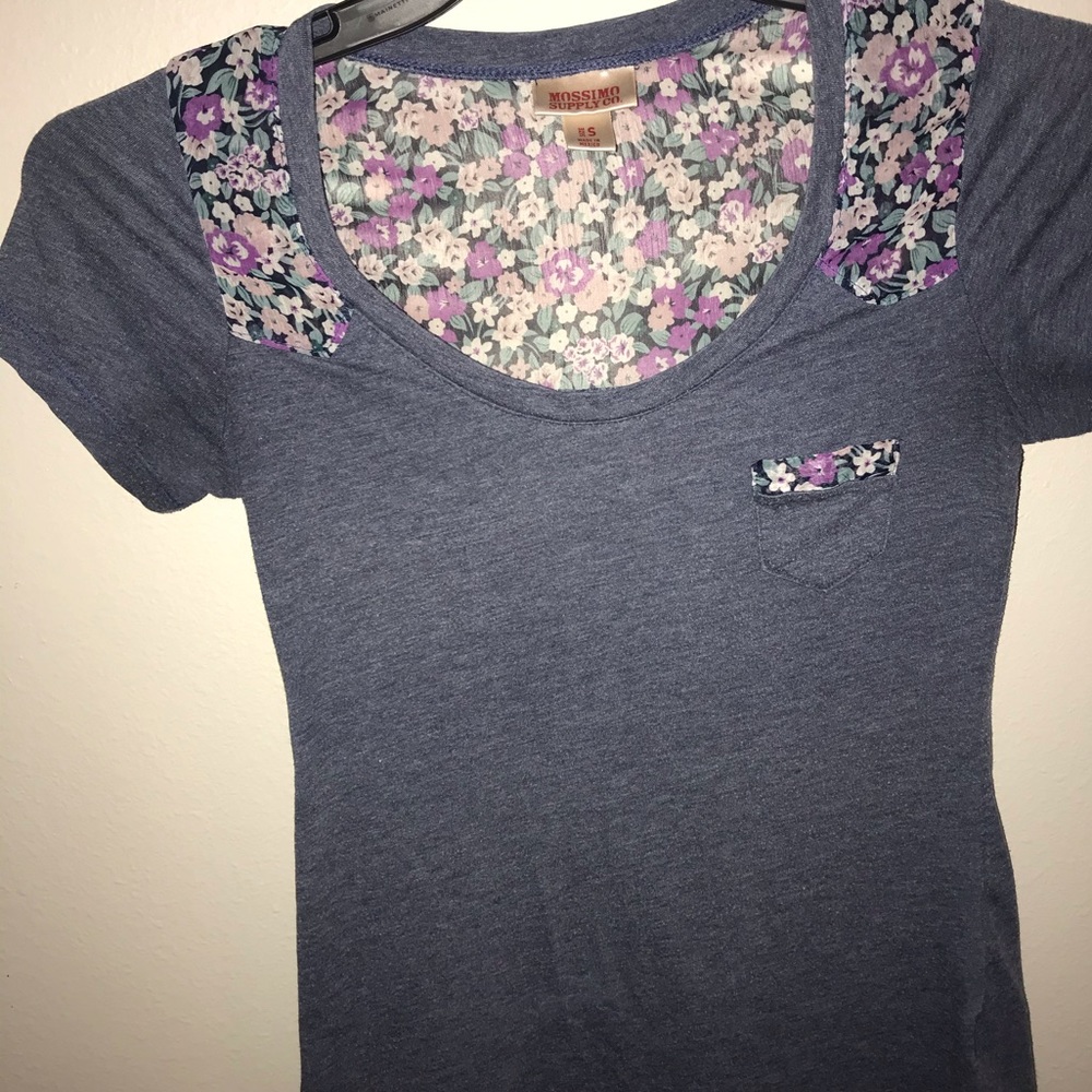 Partial Sheer T-Shirt